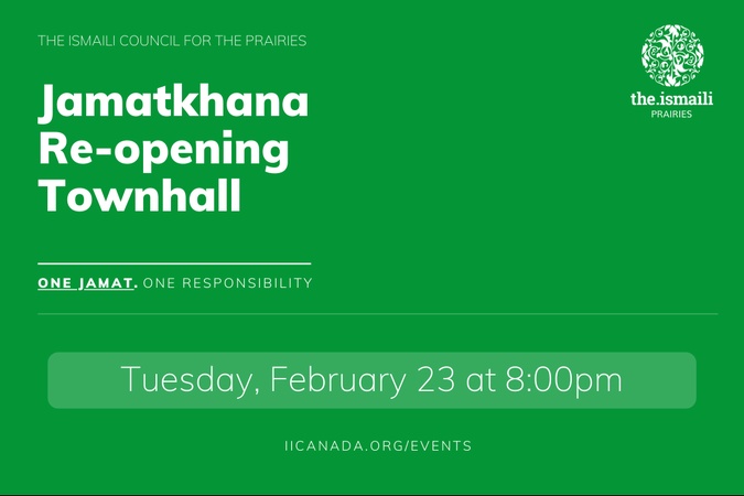 Calgary Jamatkhana Re-Opening Townhall | The Ismaili Canada