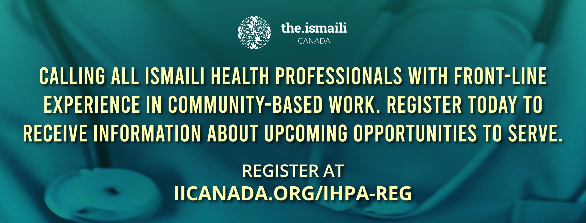 Calling All Ismaili Community-Based Healthcare Workers