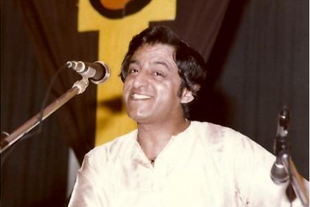 Shamshu Jamal performing in Vancouver, circa 1980s
