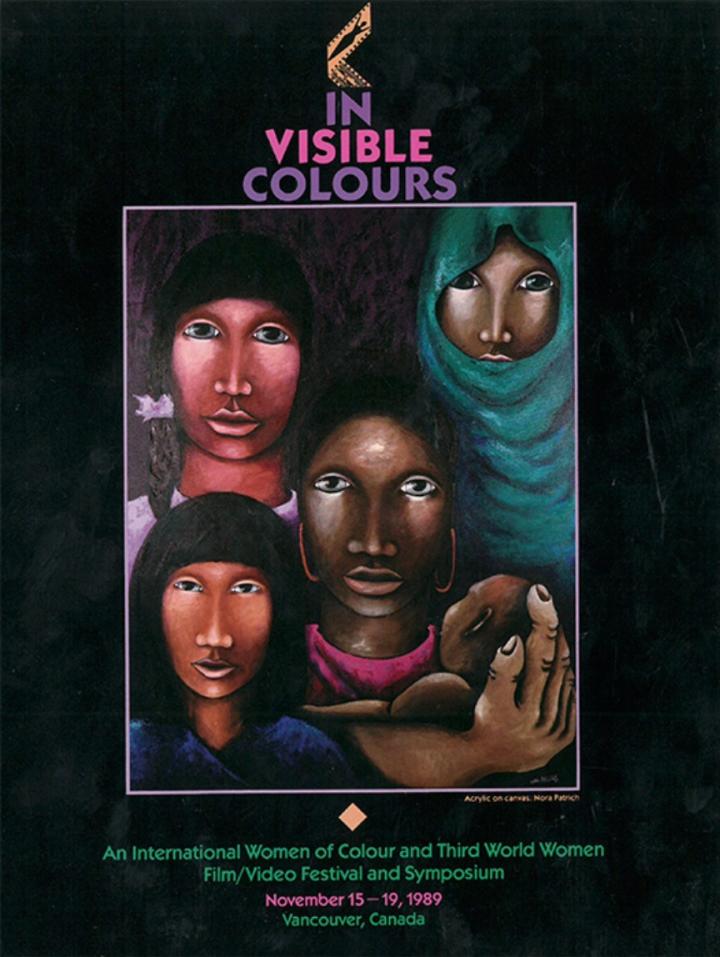 Une affiche du festival In Visible Colours. Crédit : Nora Patrich (courtoisie de Zainub Verjee)